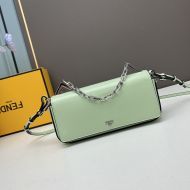Fendi First Sight Pouch In Calf Leather Green