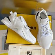 Fendi Flow Sneakers Men Leather White
