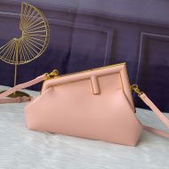 Fendi Small First Bag In Nappa Leather Pink