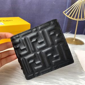 Fendi Bi-fold Wallet In FF Motif Nappa Leather Black